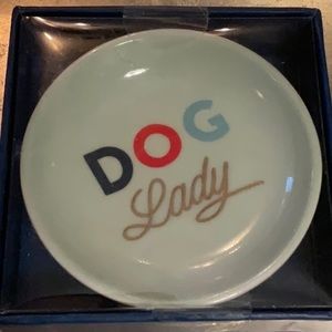 “DOG Lady” decorative tray in gift box